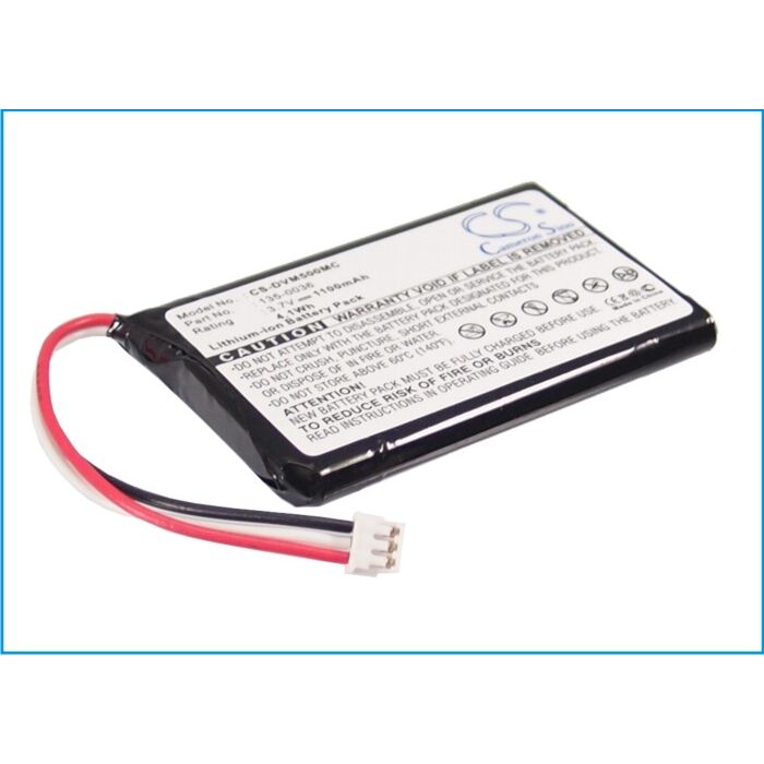 1100mAh for Digital Ally DVM-500PL,DVM-750,DV-500ULTRA,DVB-500,DVM-500 Plus