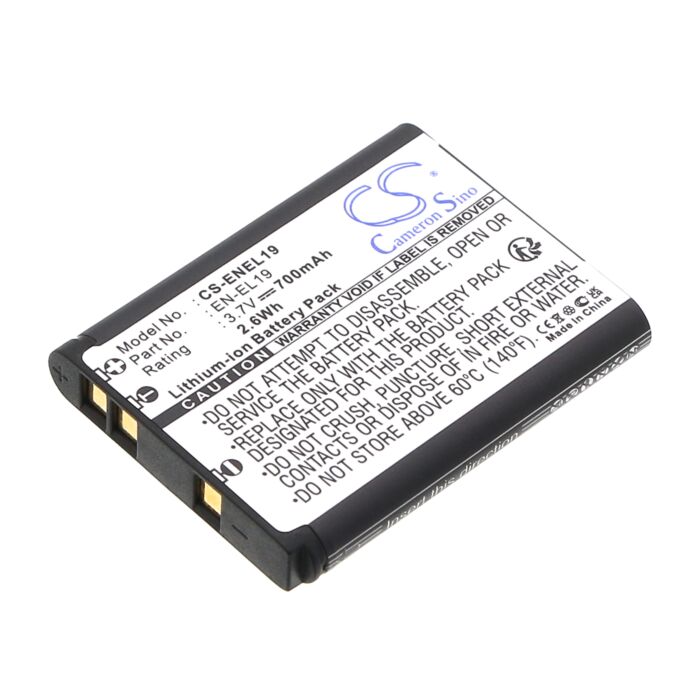 700mAh for NIKON Coolpix S3100,Coolpix S4100,Coolpix S2500,Coolpix S6400,Coolpix S4300,Coolpix S3300,Coolpix S3200,Coolpix S100,Coolpix S2550,Coolpix S4150