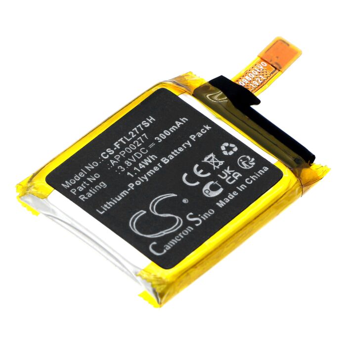 Replaces battery for FOSSIL Launches LTE, APP00277, 300mAh, 3.8V
