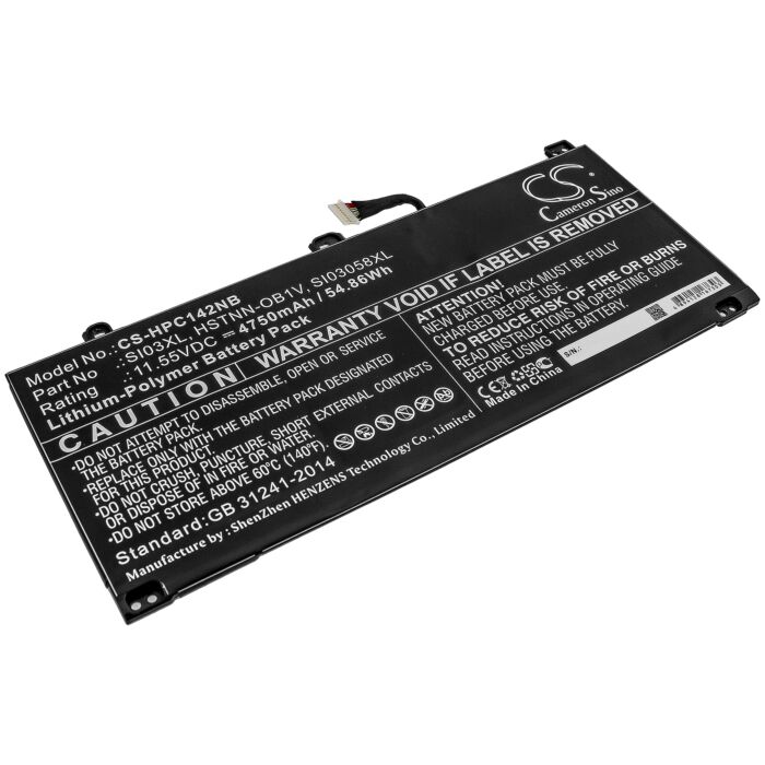 4750mAh for HP Chromebook 14B