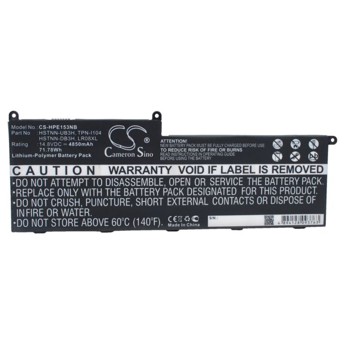 4850mAH for HP Envy 15-3000,Envy 15-3100,Envy 15-3200,15-3300,Envy 15-3001xx,Envy 15-3005tx,Envy 15-3011tx,Envy 15-3016tx,Envy 15-3020tx,Envy 15-3033cl