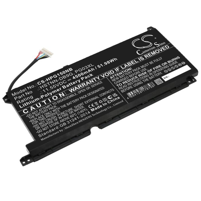 4500mAh for HP Pavilion Gaming 15-ec0020ng,Pavilion Gaming 15-DK0397NIA,Pavilion Gaming 15-DK1037TX,Pavilion Gaming 15-DK0035NB,Pavilion Gaming 15-DK0016NU,Pavilion Gaming 16-A0300NG,Pavilion Gaming 15-ec0028ax,Pavilion Gaming 15-DK0675ND,Pavilion Gaming 