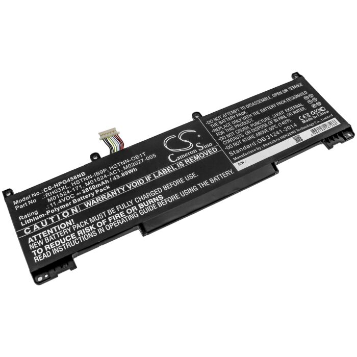 Replacement Battery for HP ProBook 630 G8, RH03XL, Li-Polymer 3850mAh