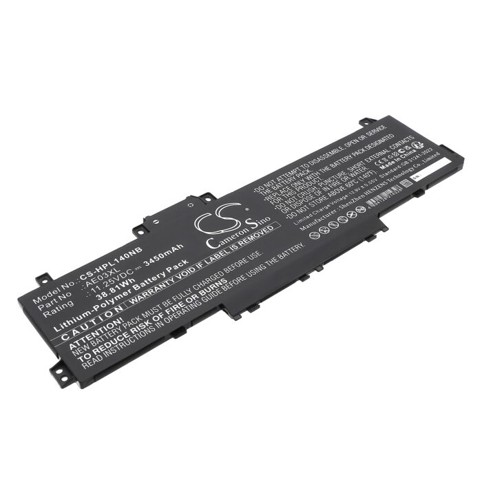Replacement Battery for AE03XL, AE03041XL, Li-Polymer 3450mAh