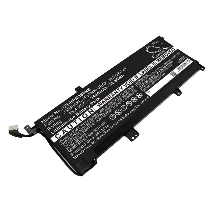 3400mAh for HP Envy X360 M6,M6-AQ105DX,M6-AQ003DX,M6-AQ005DX,M6-W102DX,M6-W105DX,M6-AR004DX,Envy X360 15-AQ293MS,Envy x360 15-aq102ng,Envy X360 15-AQ002NX