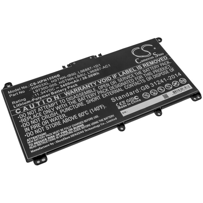 3400mAh for HP Pavilion 15 EG0073CL,Pavilion 15 15-EG0000