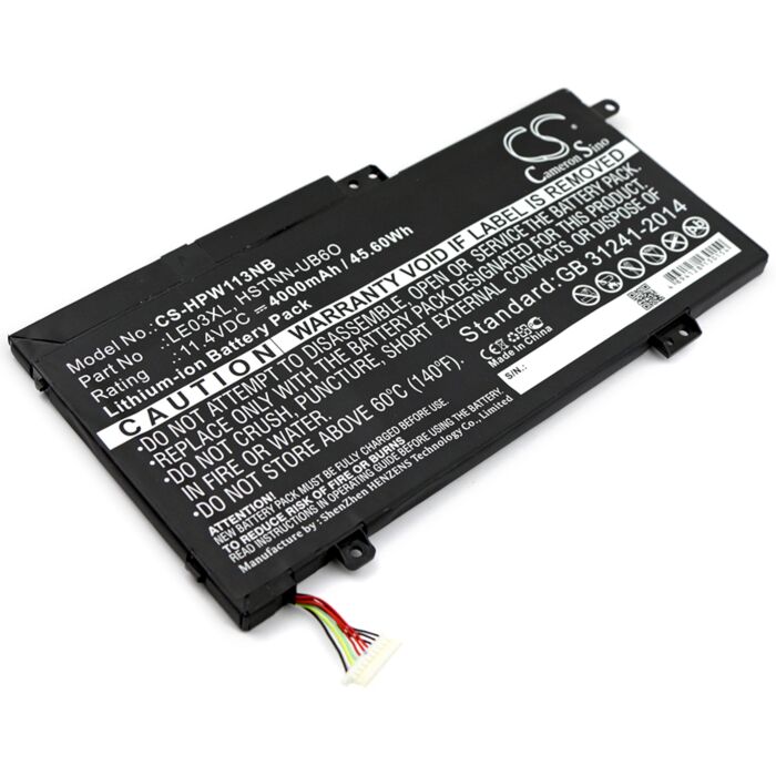 4000mAh for HP Envy x360 M6-W,Pavilion X360 13-S000,Pavilion 13-S100,Pavilion 13-S100000NA,M1M00EA,Pavilion 13-S100NC,M2Y38EA,Pavilion 13-S000NIJ,M2Y72EA,Pavilion 13-S000NK