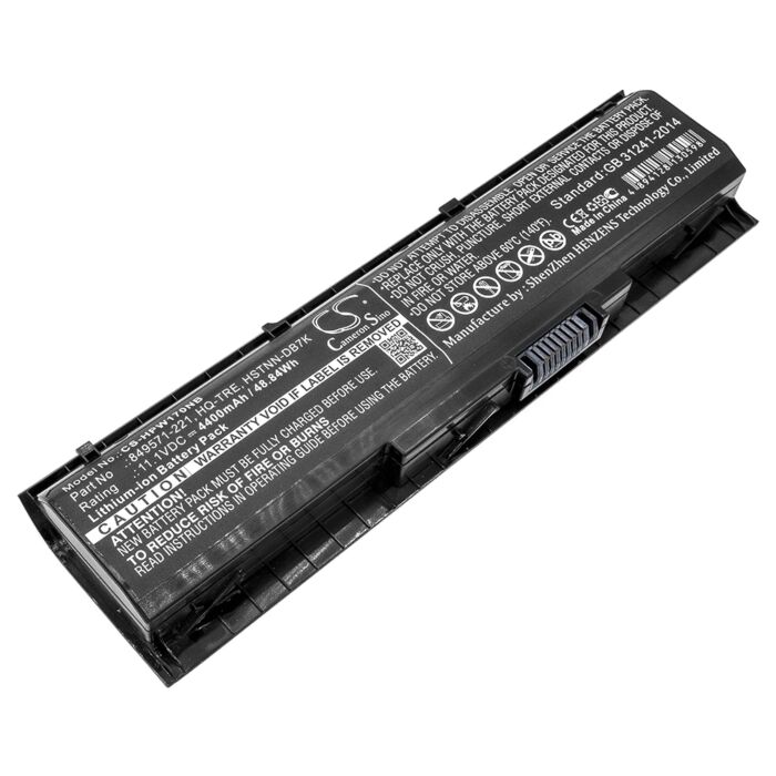 4400mAh for HP Omen 17-w000,Omen 17-w002ng,Omen 17-w003ng,Omen 17-w005ng,Omen 17-w006ng,Omen 17-w007ng,Omen 17-w008ng,Omen 17-w009ng,Omen 17-w010ng,Omen 17-w012ng