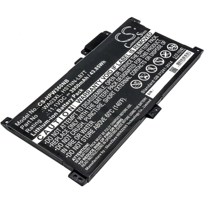 3950mAh for HP Pavilion X360 15-BK150SA,Z9D30EA,Pavilion x360 15-bk102ng,Pavilion x360 - 15-br041nr,Pavilion x360 15-bk001tx,Pavilion x360 15-bk010nr,Pavilion x360 15-bk005ne,Pavilion x360 15-bk020wm,Pavilion x360 15 br010nr,Pavilion x360 15-bk193m