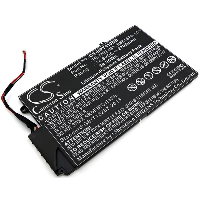 2700mAh for HP TouchSmart 4,EL04XL,PN-C102,ENVY 4-1000,Envy 4-1042TX,Envy 4-1064TX,Envy 4-1005TX,Envy 4-1004TX,ENVY 4-1100,ENVY 1000