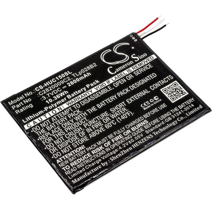 2800mAh for Alcatel OT-8055,One Touch Pixi 3 (7) WiFi,OT-8057,OT-9002X,OT-9002A