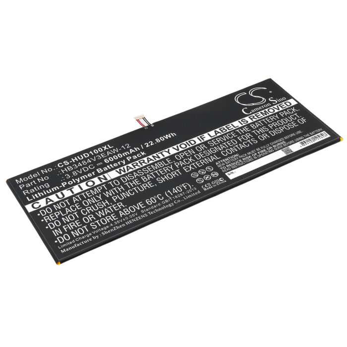 6000mAh for Huawei dtab,d-01H,Mediapad M2 10.1 LTE,M2-A04L