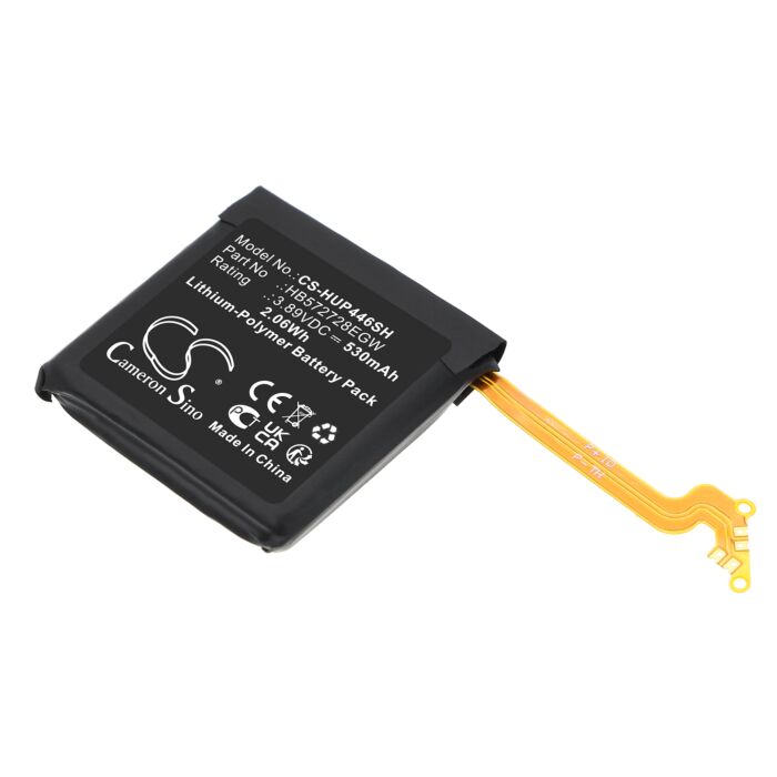 Replacement Battery for Huawei Watch GT4 46mm, PNX-B19, Li-Polymer 530mAh