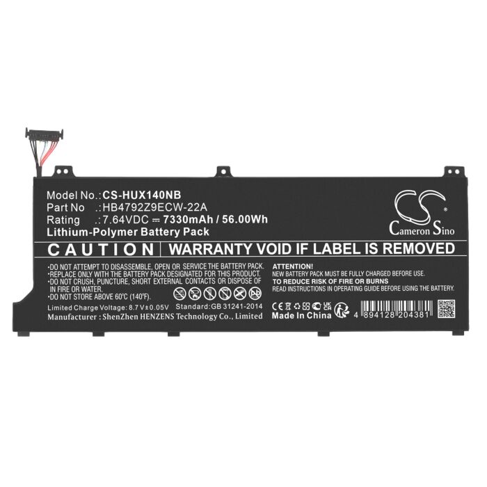 7330mAh for Honor MagicBook X14,NDR-WFH9HN,Magicbook 14 i7-1165G7,NMH-WFQ9HN