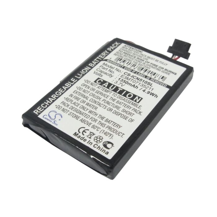 1350mAh for Navman iCN 510,iCN 520,iCN 530,iCN550