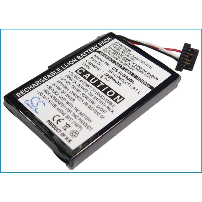 1250mAh for Navman S30,S50,S70,S80,S90,S90i