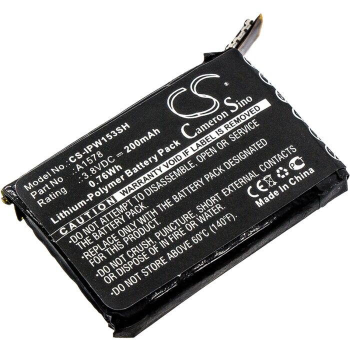 200mAh for Apple Watch 38mm,Watch 42mm,A1553,A1554,MJ302LL/A,MJ2Y2LL/A,MJ312LL/A,MJ322LL/A,MJYK2LL/A,MJ332LL/A
