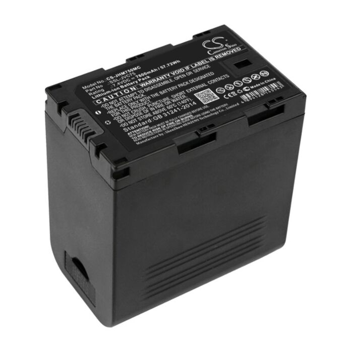 7800mAh for JVC GY-HMQ10,GY-HM600E,GY-HM600EC,GY-HMQ10E,GY-HM650EC,GY-HM600,GY-HM650,GY-LS300CHE,GY-HM200,GY-HM600U