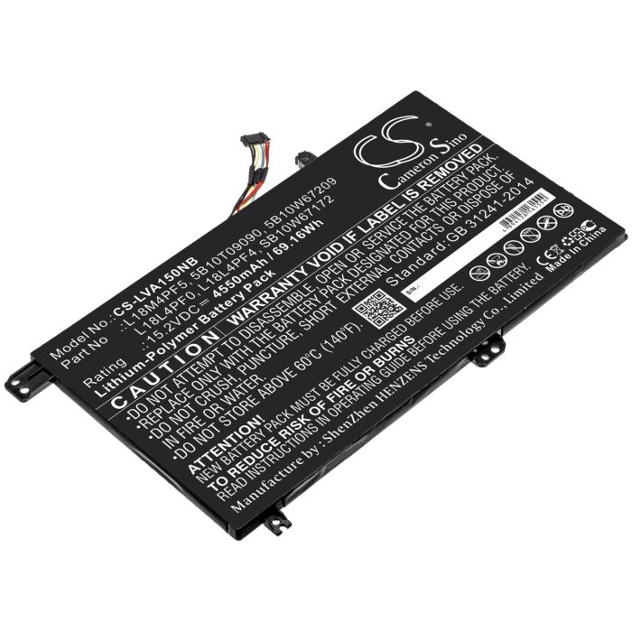 4550mAh for Lenovo xiaoxin Air 15 2019