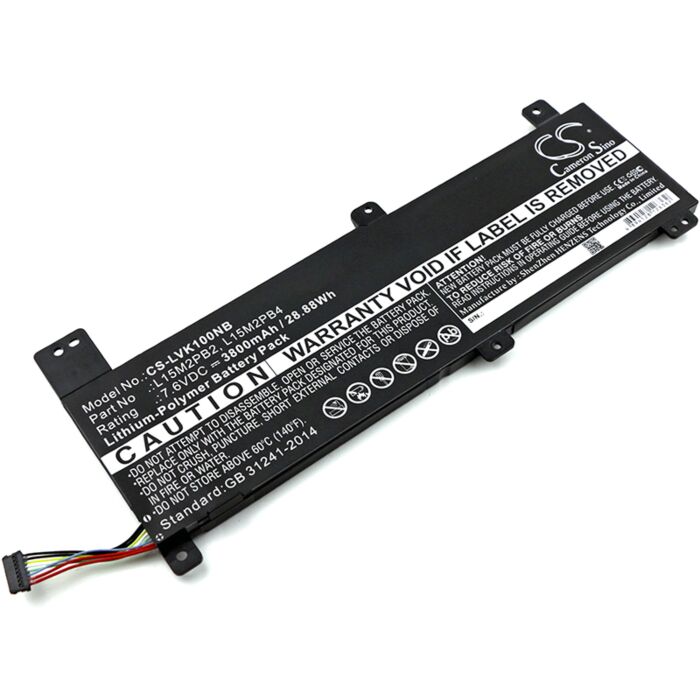 3800mAh for Lenovo Chromebook 100s,Ideapad 310 14ISK,Ideapad 310-14ISK,Ideapad 310-14ISK 80SL000CPH,80SL0038AX