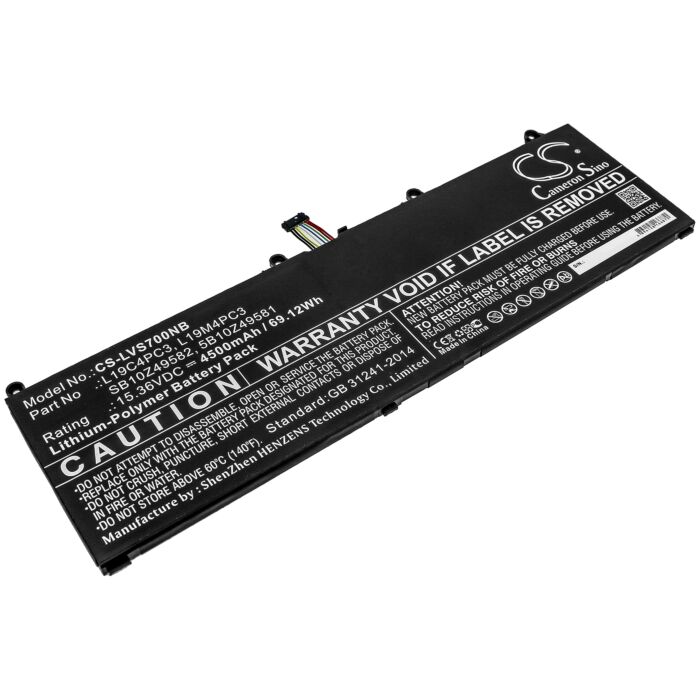 4500mAh for Lenovo Legion S7,Legion R9000X,Legion S7 15IMH5,Legion S7 15IMH5 82BC0052AU,Legion Y9000X,Legion Y750S-15,Legion S7 15IMH5 82BC0051AU