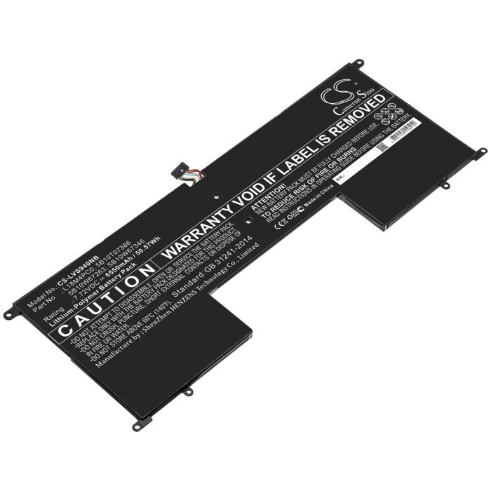 6550mAh for Lenovo YOGA S940-14IWL,IdeaPad S940-14IWL,Yoga S940 81Q7,YOGA S940 14