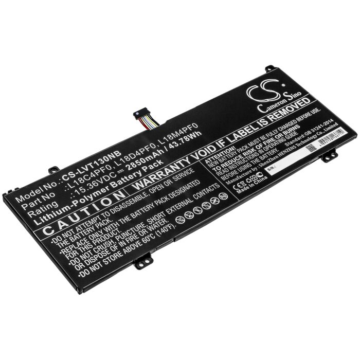 2850mAh for Lenovo Thinkbook Plus-20TG006XAU,ThinkBook 14s-IML-20RS0027AU,ThinkBook 13s-20R9005HPH,Thinkbook 13s-20R90079AU,ThinkBook 13s-20RR005NAU,ThinkBook 13s-IML-20RR005LAU,ThinkBook 14s-IML-20RSCTO1WW,ThinkBook 13s-20R9009TCD,ThinkBook 13s-20RR005FA