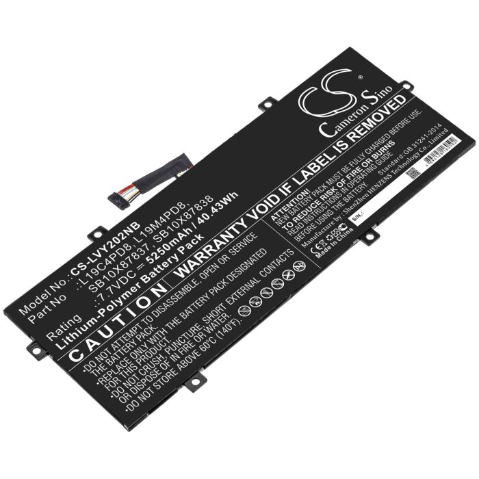 5250mAh for Lenovo Yoga Duet 2020