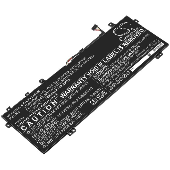 3900mAh for Lenovo Legion Y740S,Legion Y740S-15IMH,Legion Y9000X