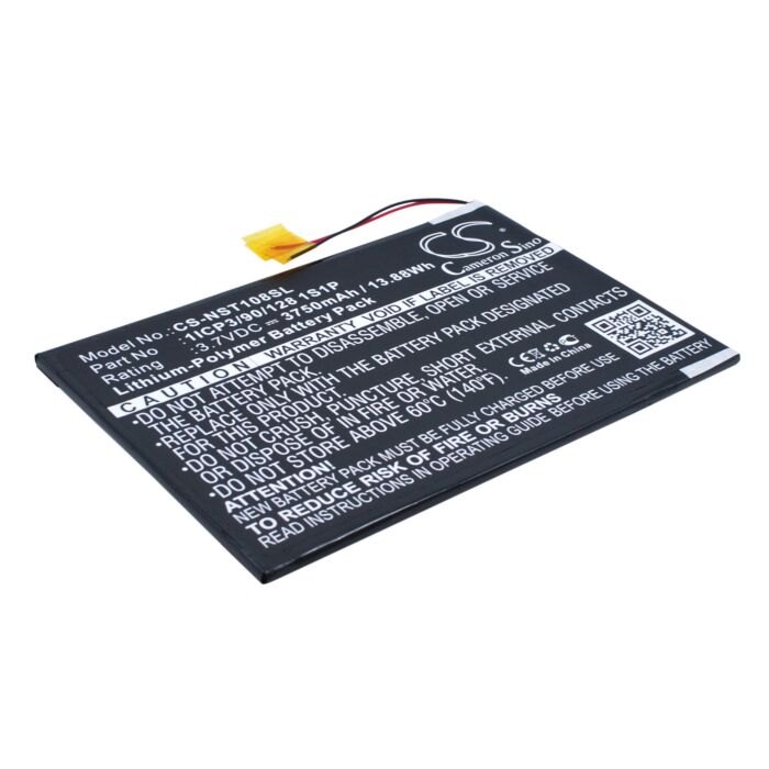 3750mAh for Nuvision Nuvision 10.1",TM1088C