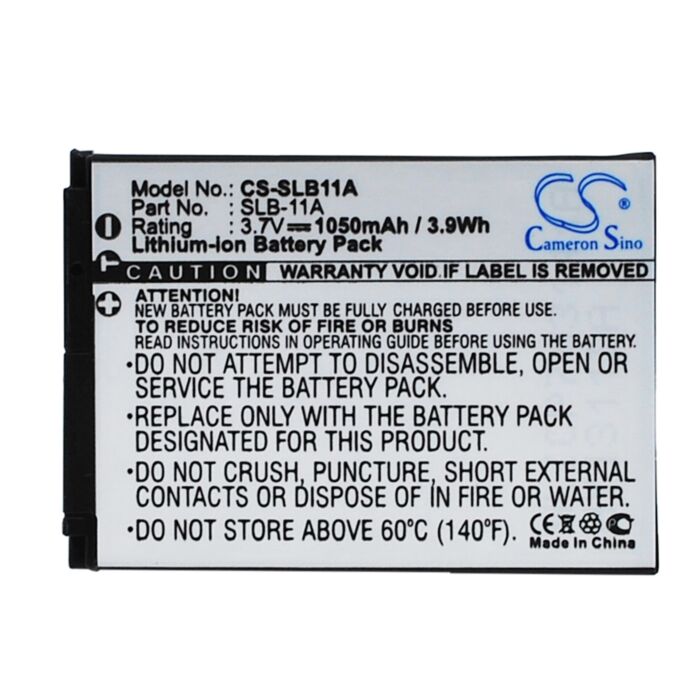 1050mAh for Samsung WB100,WB1000,WB5000,TL240,CL65,CL80,TL320,HZ15,WB550,HZ15W