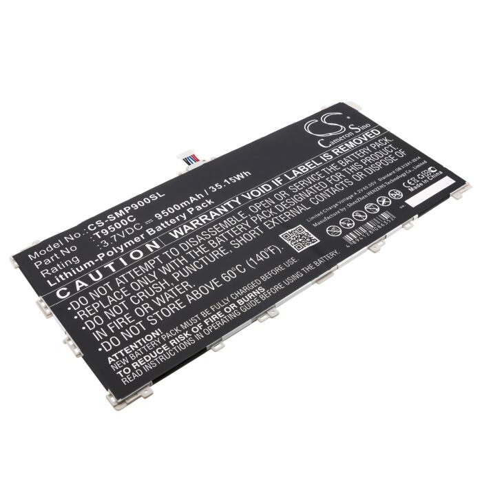 9500mAh for Samsung SM-P901,Galaxy Note 12.2,Galaxy Note 12.2 3G,SM-P900,Galaxy Note 12.2 WiFi,SM-P905,Galaxy Note 12.2 LTE 32GB,Galaxy Note Pro