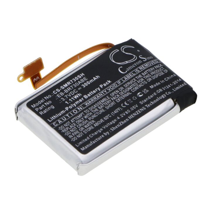 300mAh for Samsung Gear S2 3G,Galaxy Gear S2 3G,SM-R730,SM-R730A,SM-R730T,SM-R730S,SM-R730V,SM-R735