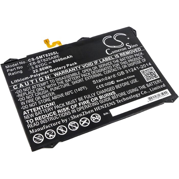 6000mAh for Samsung Galaxy Tab S3 9.7,Galaxy Tab S3 9.7 XLTE,SM-T820,SM-T827V,SM-T825N0,SM-T825,SM-T825Y,SM-T825C