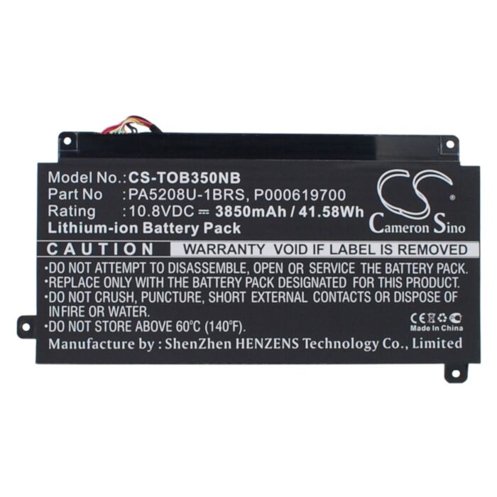 3850mAh for Toshiba Chromebook CB35,ChromeBook CB35-B,ChromeBook CB35-B3340,ChromeBook CB35-A3120,ChromeBook CB35-B3330,Chromebook 2,CB35-B3340,Chromebook 2 CB35,CB35-C3300,CB35-B3330
