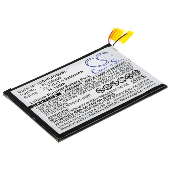 3000mAh for Visual Land Prestige 7G 7",ME-7G-8GB