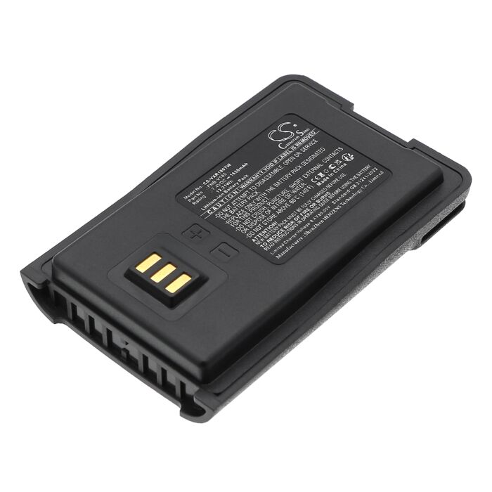 Replacement Battery for Vertex Standard FNB-V165, FNB-V165LI, V318, VZ-10, VZ-18, VZ-12, Li-ion 1650mAh, 7.4V