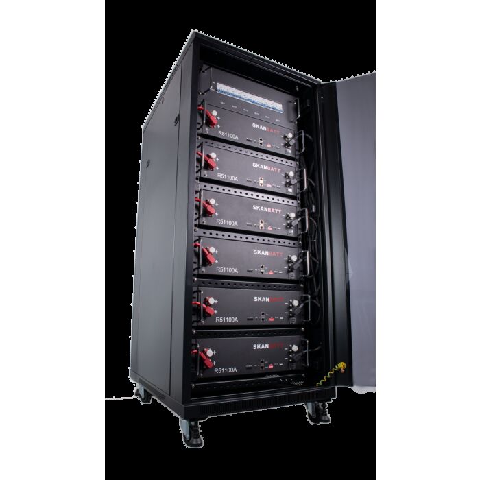 SKANBATT ESS Rack 48V 30,72kWt - LiFePO4