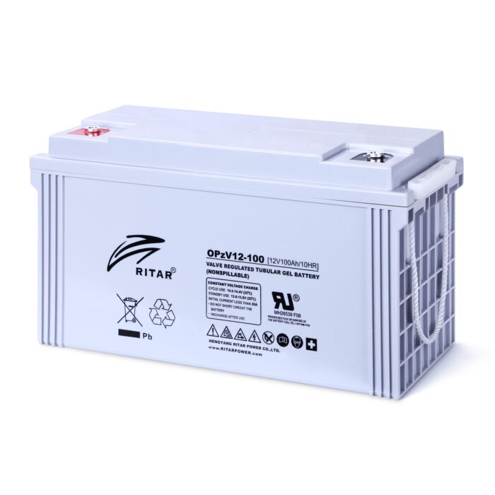 RITAR OPzV Serien GEL Batteri 12V 100Ah