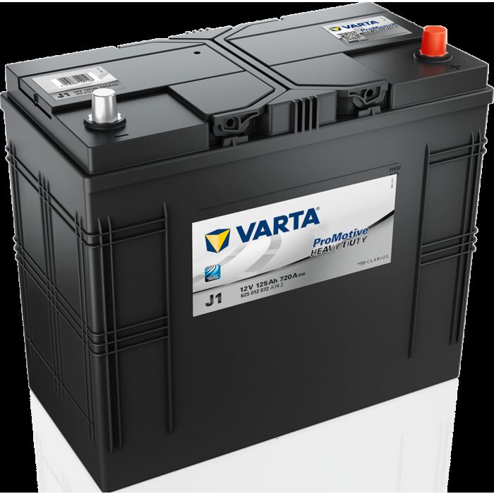 VARTA Promotive Black Batteri 12V 125AH 720CCA (349x175x270/290mm) Polstilling 5 - Plusspol til hÃƒÂ¸yre J1