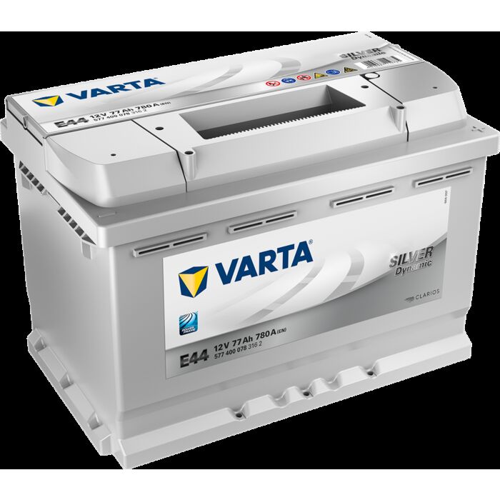 VARTA Silver Dynamic Batteri 12V 77AH 780CCA (278x175x190/190mm) Polstilling 5 - Plusspol til hÃƒÂ¸yre E44