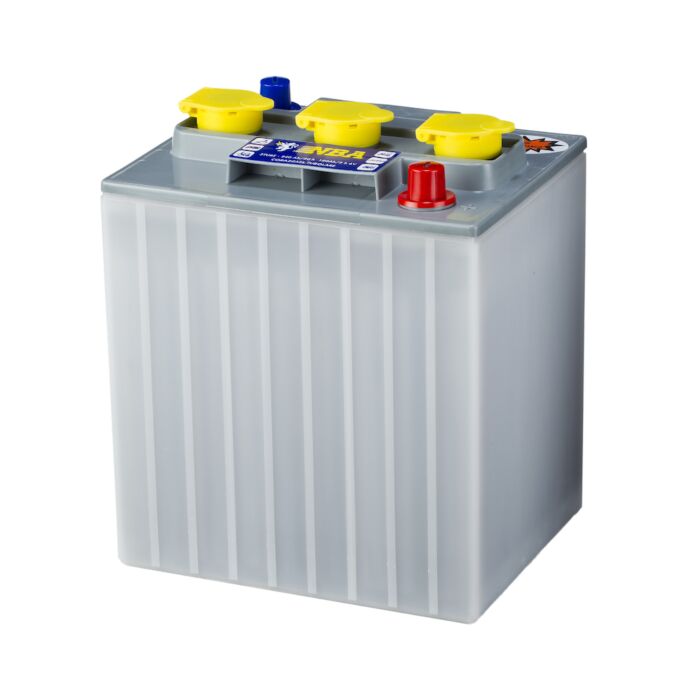 RÃƒÂ¸rplate Batteri Deep Cycle 6V 240AH (242x190x275mm) +diagonalt