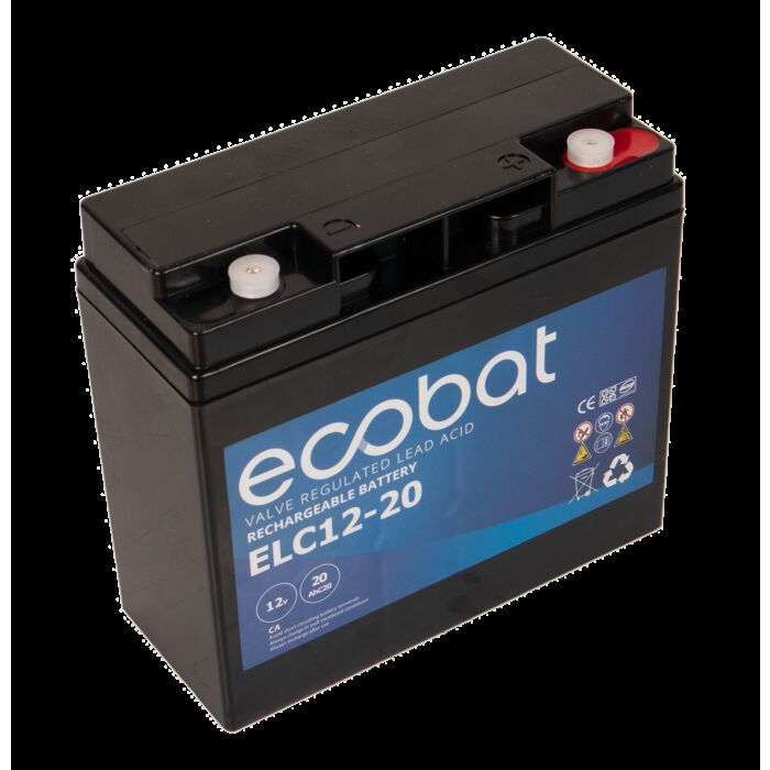 ECOBAT ELC12-20 AGM Batteri 12V 20AH (RT12180)