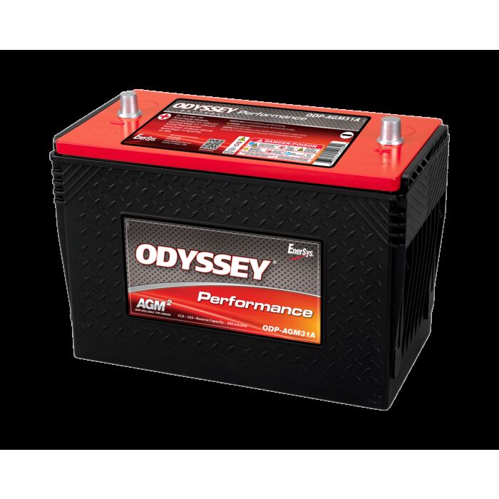 ODYSSEY ODP-AGM31A AGM Batteri 12V 100AH 925CCA (330x172x243mm) +midt