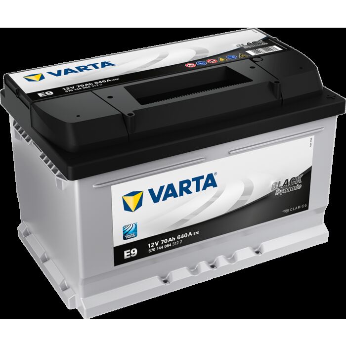 VARTA Black Dynamic Batteri 12V 70AH 640CCA (278x175x175/175mm) Polstilling 5 - Plusspol til hÃƒÂ¸yre E9