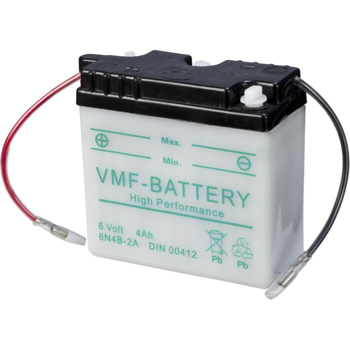 MC Batteri 6V 4AH 24CCA (100x47x96mm) +diagonalt | 6N4B-2A