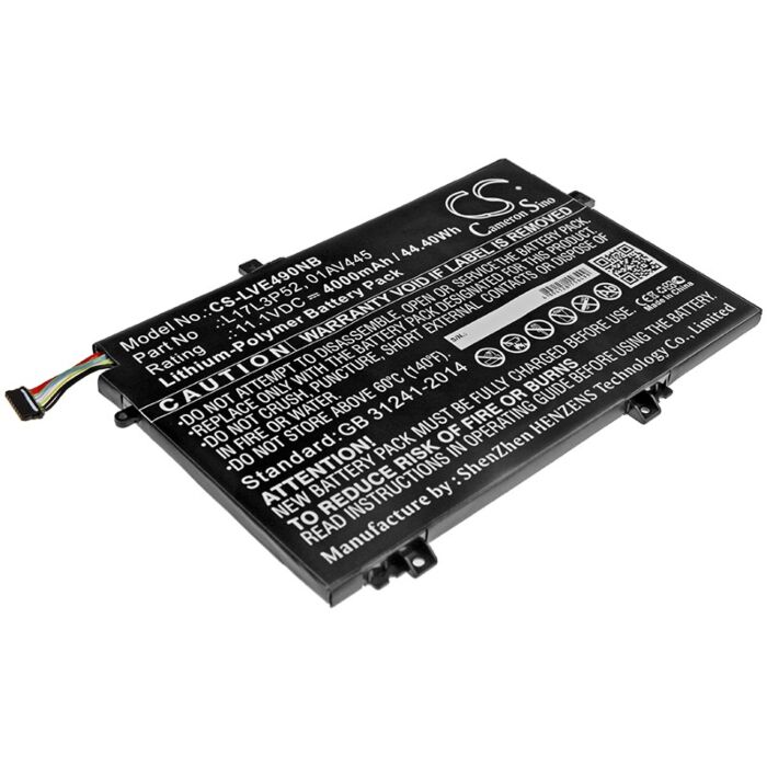 Batteri for Lenovo ThinkPad E485 E490 E590 m.fl 01AV463