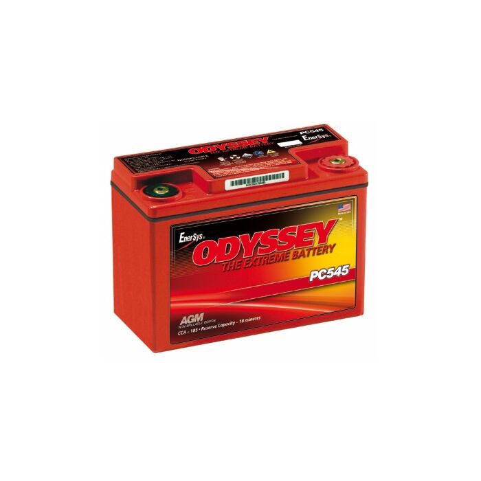 ODYSSEY PC545MJ AGM Batteri 12V 13AH 150CCA (178x86x125mm) Polstilling 5 - Plusspol til hÃƒÂ¸yre