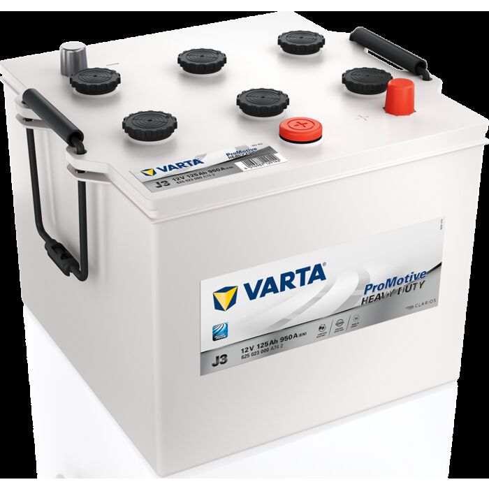 VARTA Promotive Black Batteri 12V 125AH 950CCA (286x269x210/230mm) +diagonalt J3