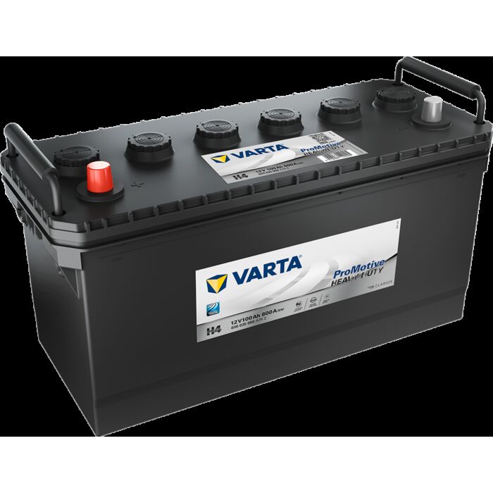 VARTA Promotive HD Batteri 12V 100AH 600CCA (413x175x200/220mm) Polstilling 4 - Plusspol til venstre H4